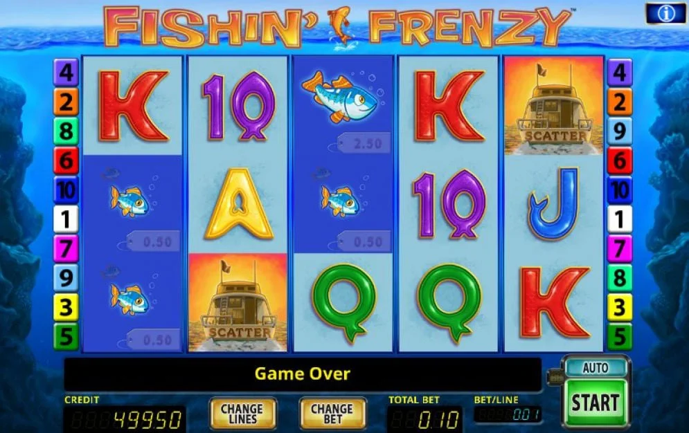 Fishin Frenzy slot casino