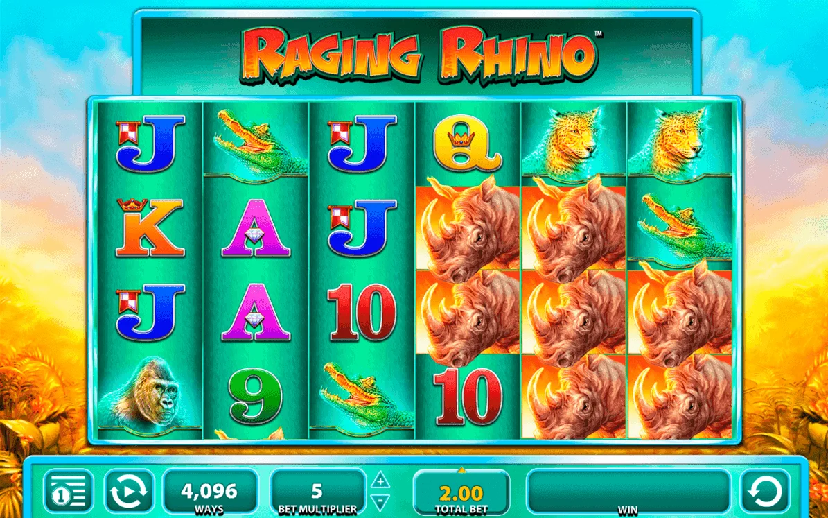 Raging Rhino slot free play